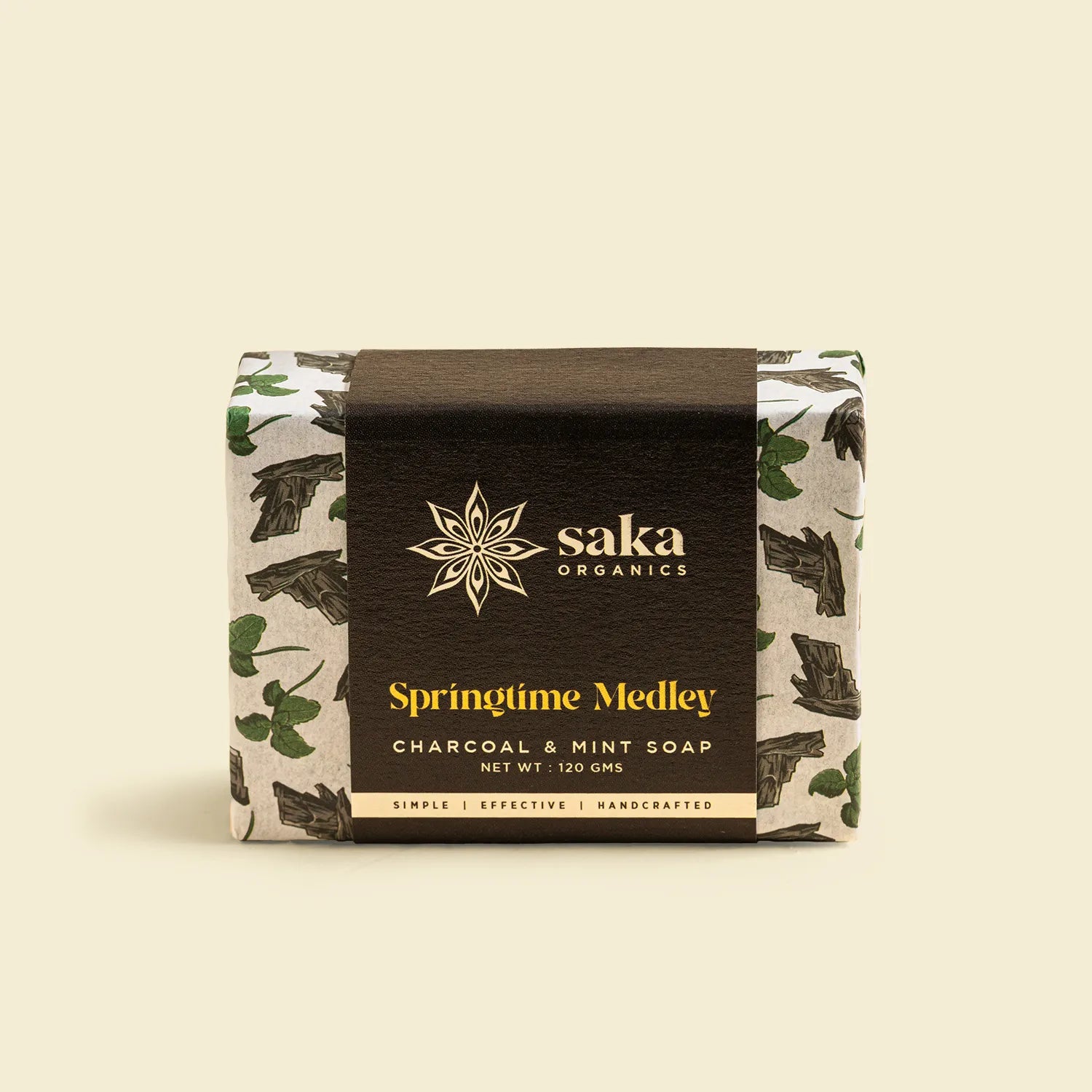 Springtime Medley Charcoal Mint Bath Soap with Shea Butter
