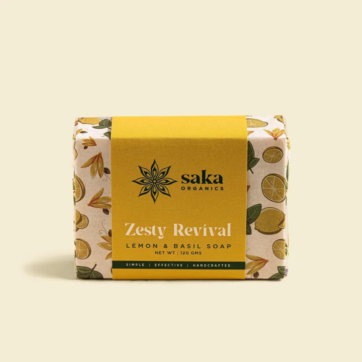 Zesty Revival Lemon-Basil Soap with Shea Butter