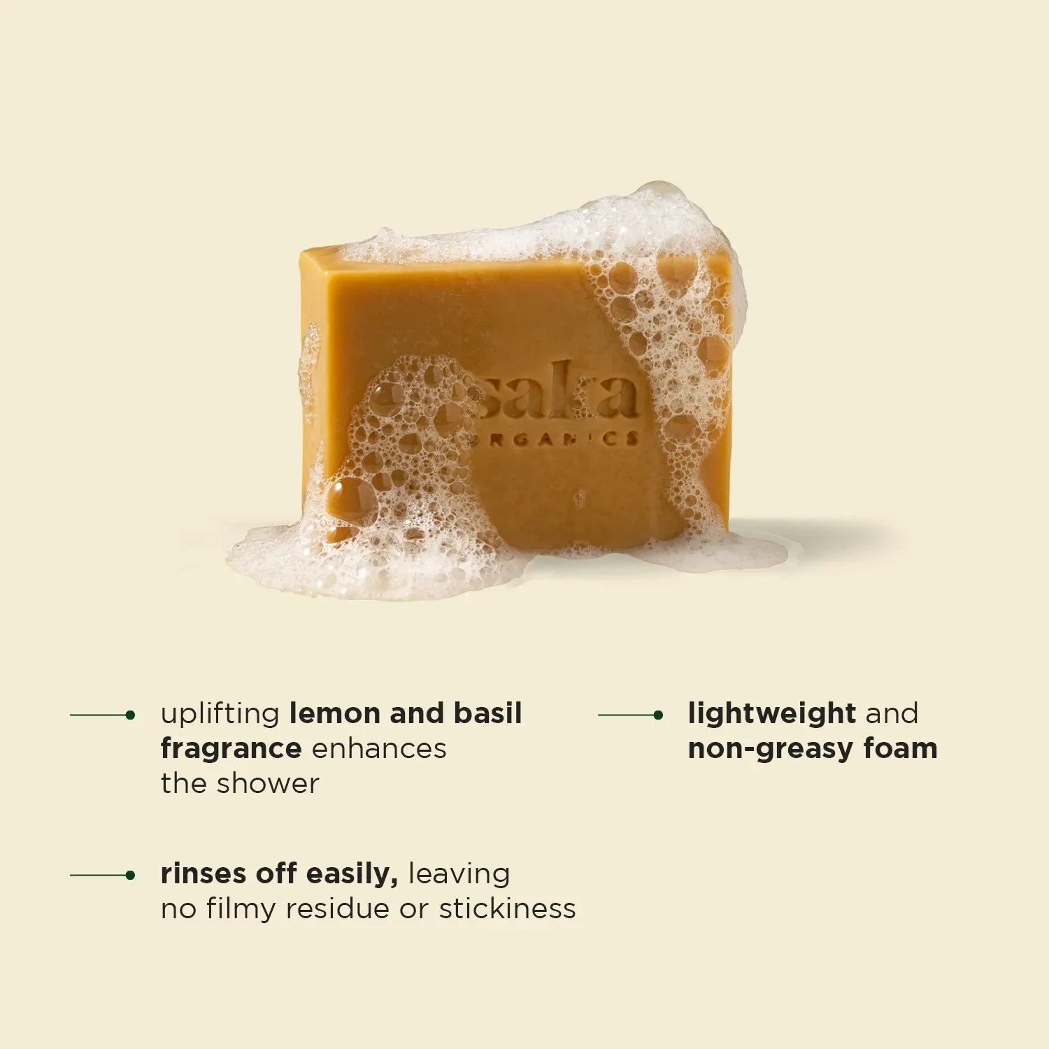 Zesty Revival Lemon-Basil Soap with Shea Butter