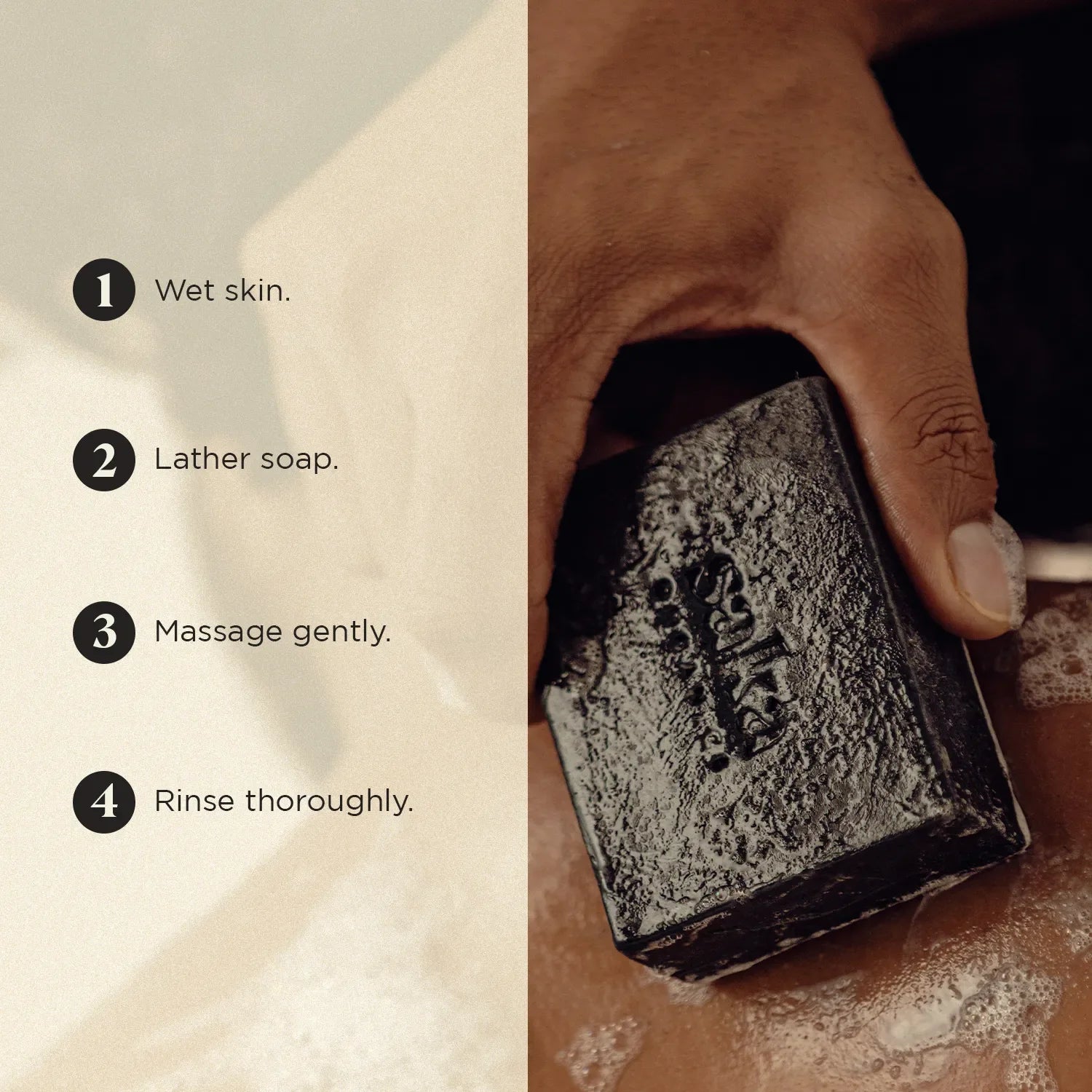 Springtime Medley Charcoal Mint Bath Soap with Shea Butter